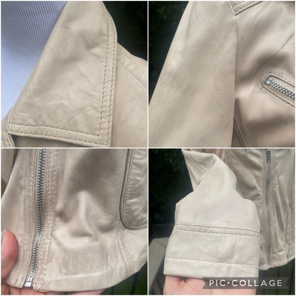 Rino & Pelle beige lamb leather jacket - Picture 9 of 14